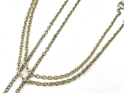 Vintage Tiffany & Co Paloma Picasso X Pendant Necklace Sterling Silver JR1883