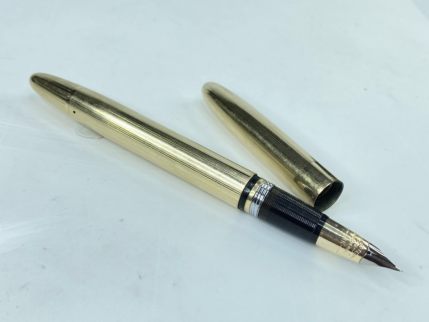 Sheaffer Snorkel Triumph Gold-Filled Fountain Pen 14K Nib Vintage SS154