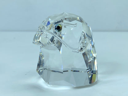 Swarovski Crystal Eagle Falcon Head- Endangered Series Mint COA Mirror S102