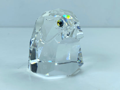 Swarovski Crystal Eagle Falcon Head- Endangered Series Mint COA Mirror S102