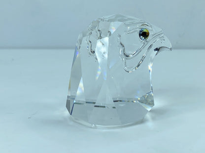 Swarovski Crystal Eagle Falcon Head- Endangered Series Mint COA Mirror S102