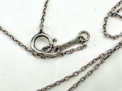 Vintage Tiffany & Co. Paloma Picasso 1 1/16" Loving Heart Necklace 20" JR1884