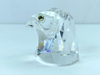 Swarovski Crystal Eagle Falcon Head- Endangered Series Mint COA Mirror S102