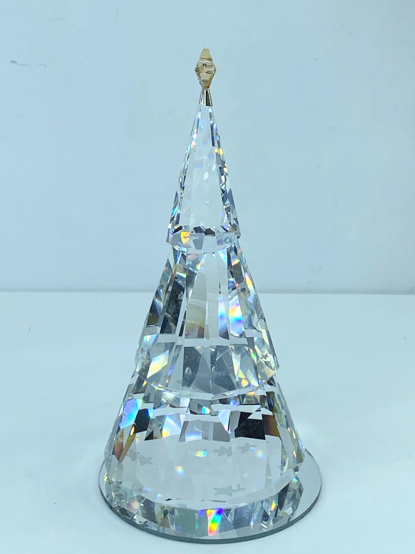 Swarovski Magical Christmas Tree 1006041 Figurine Retired Mint COA Mirror S103