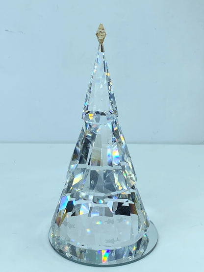 Swarovski Magical Christmas Tree 1006041 Figurine Retired Mint COA Mirror S103
