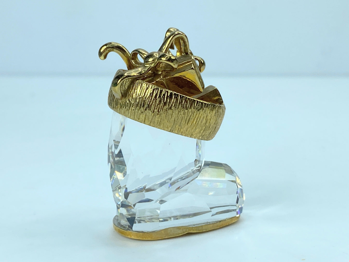 Swarovski Crystal Christmas Memories Christmas Boot Ornament Mirror COA S105