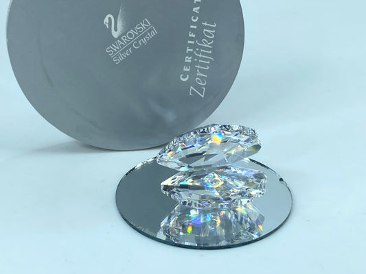 Swarovski Classics Miniature Crystal Oyster Shell & Pearl Austrian COA S107