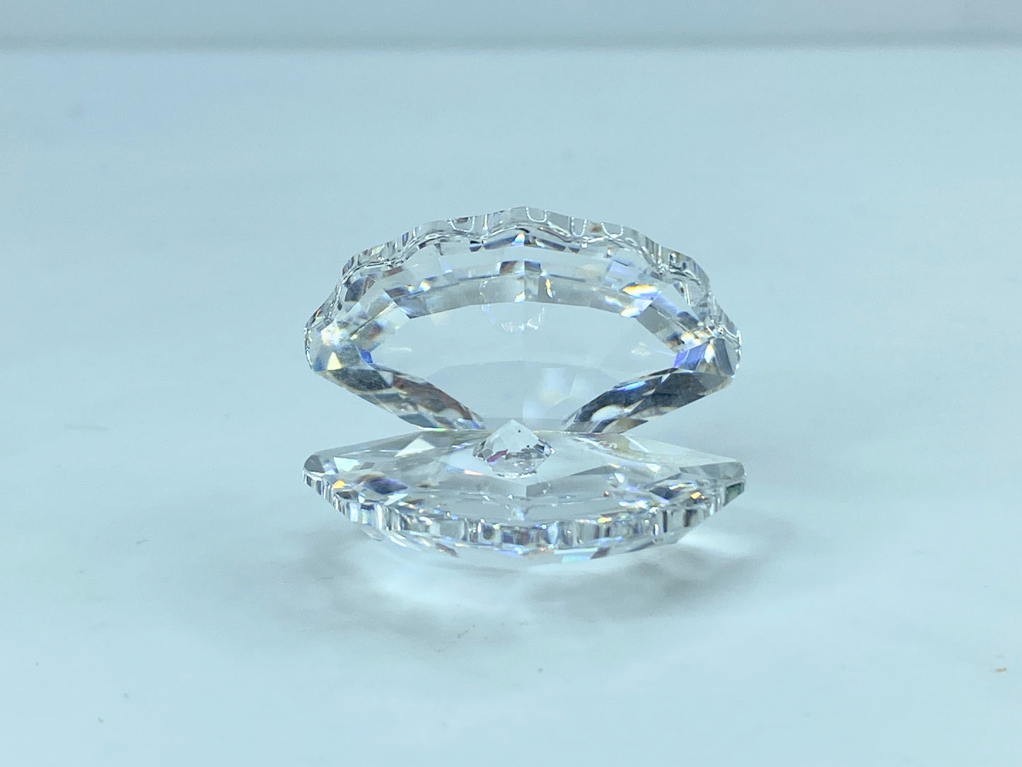 Swarovski Classics Miniature Crystal Oyster Shell & Pearl Austrian COA S107