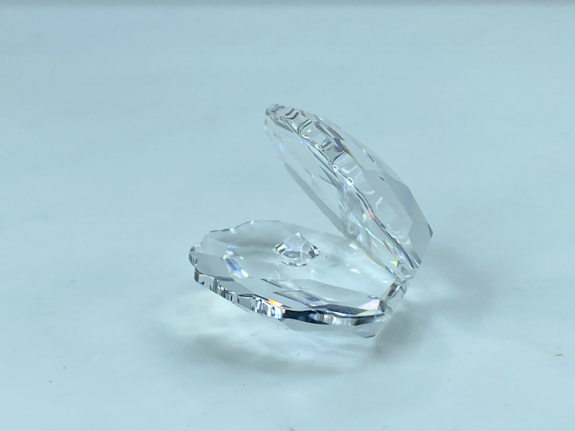 Swarovski Classics Miniature Crystal Oyster Shell & Pearl Austrian COA S107