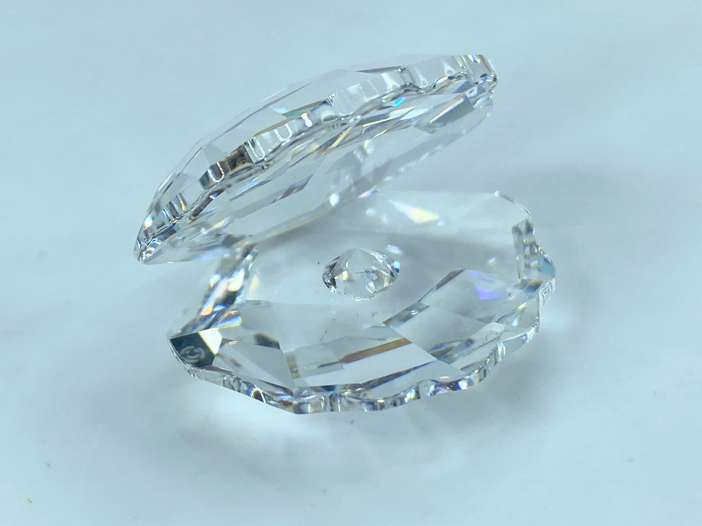 Swarovski Classics Miniature Crystal Oyster Shell & Pearl Austrian COA S107