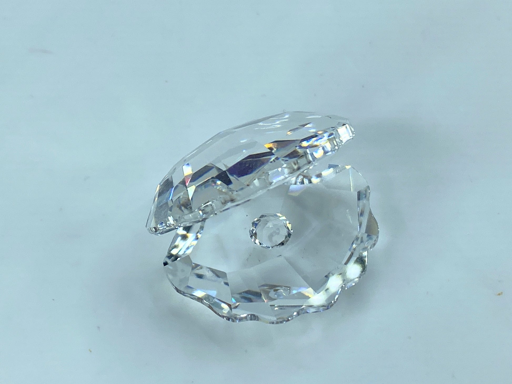 Swarovski Classics Miniature Crystal Oyster Shell & Pearl Austrian COA S107