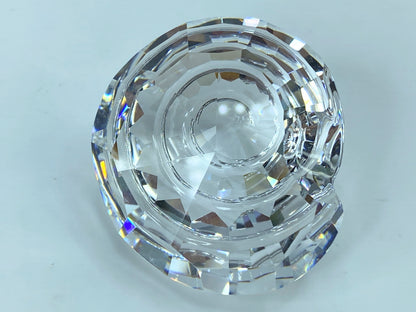 Swarovski Crystal Spiral Top Shell Figurine 880693 Swan Logo Retired S108