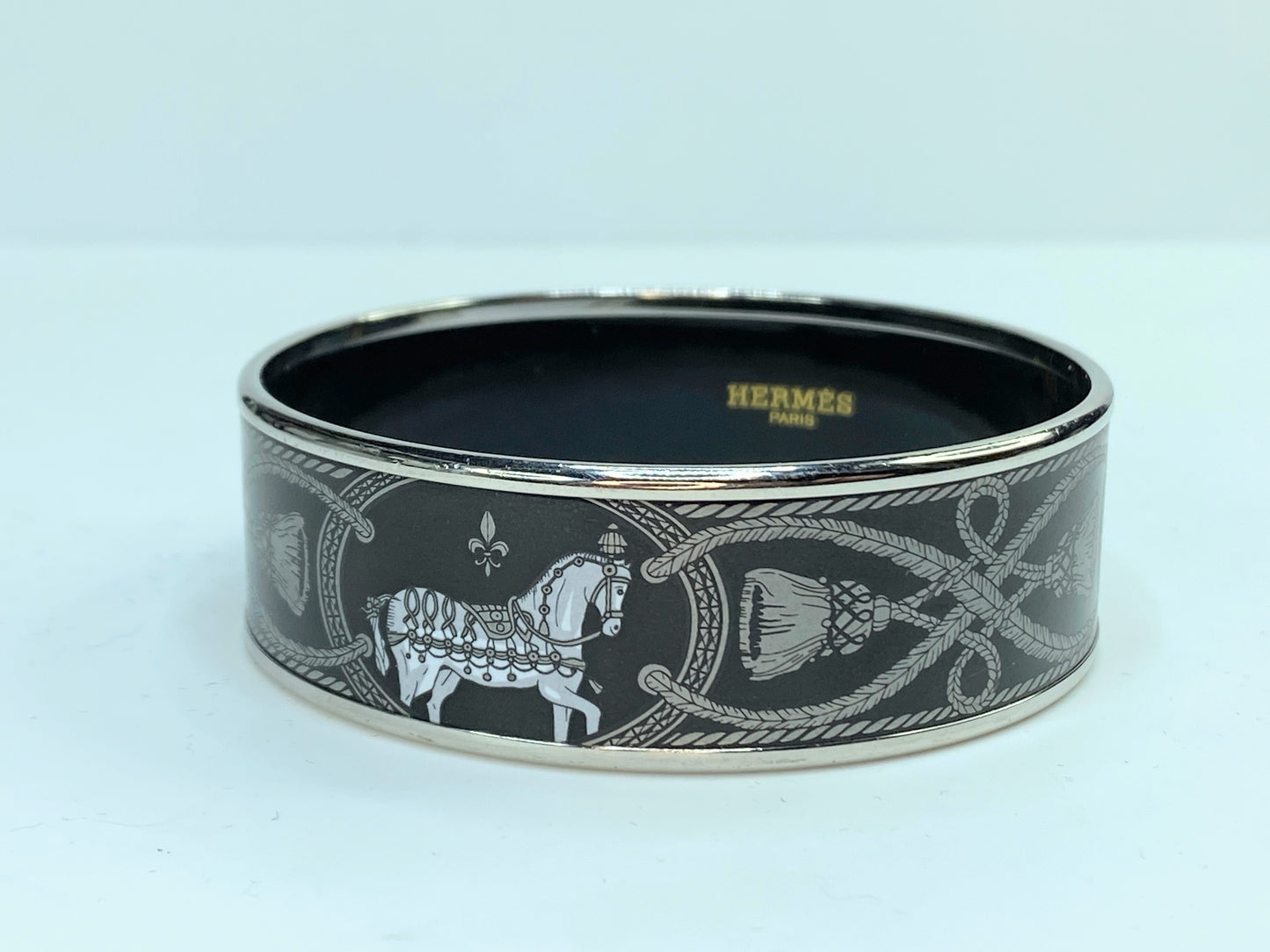 Hermes Paris Grand Apparat 2 bangle 20mm with box GS252