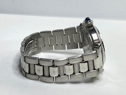 Vintage Cartier Pasha Automatic Stainless Steel Watch Date Extra Links SS160
