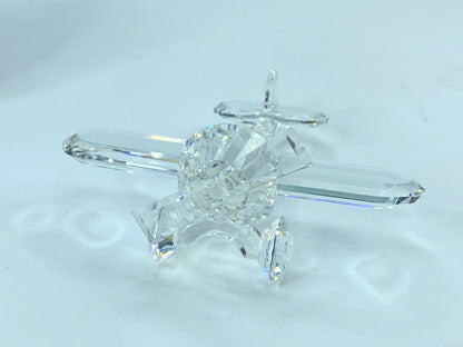 Swarovski Crystal Airplane, "When We Were Young" collection Mint Mirror COA S111