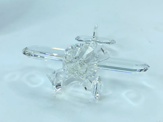Swarovski Crystal Airplane, "When We Were Young" collection Mint Mirror COA S111