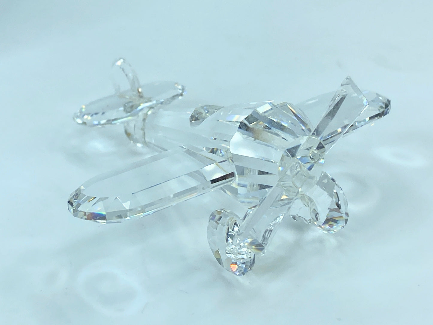 Swarovski Crystal Airplane, "When We Were Young" collection Mint Mirror COA S111
