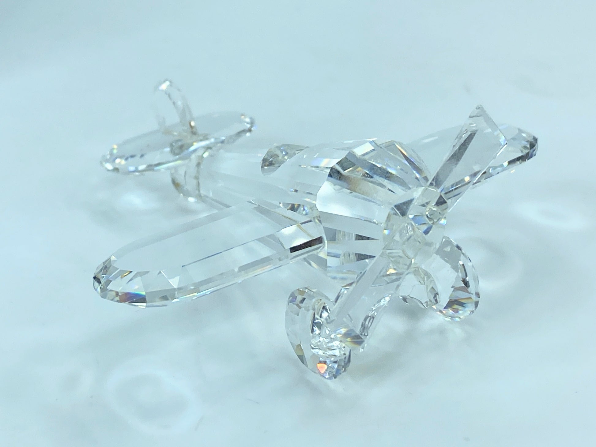 Swarovski Crystal Airplane, "When We Were Young" collection Mint Mirror COA S111