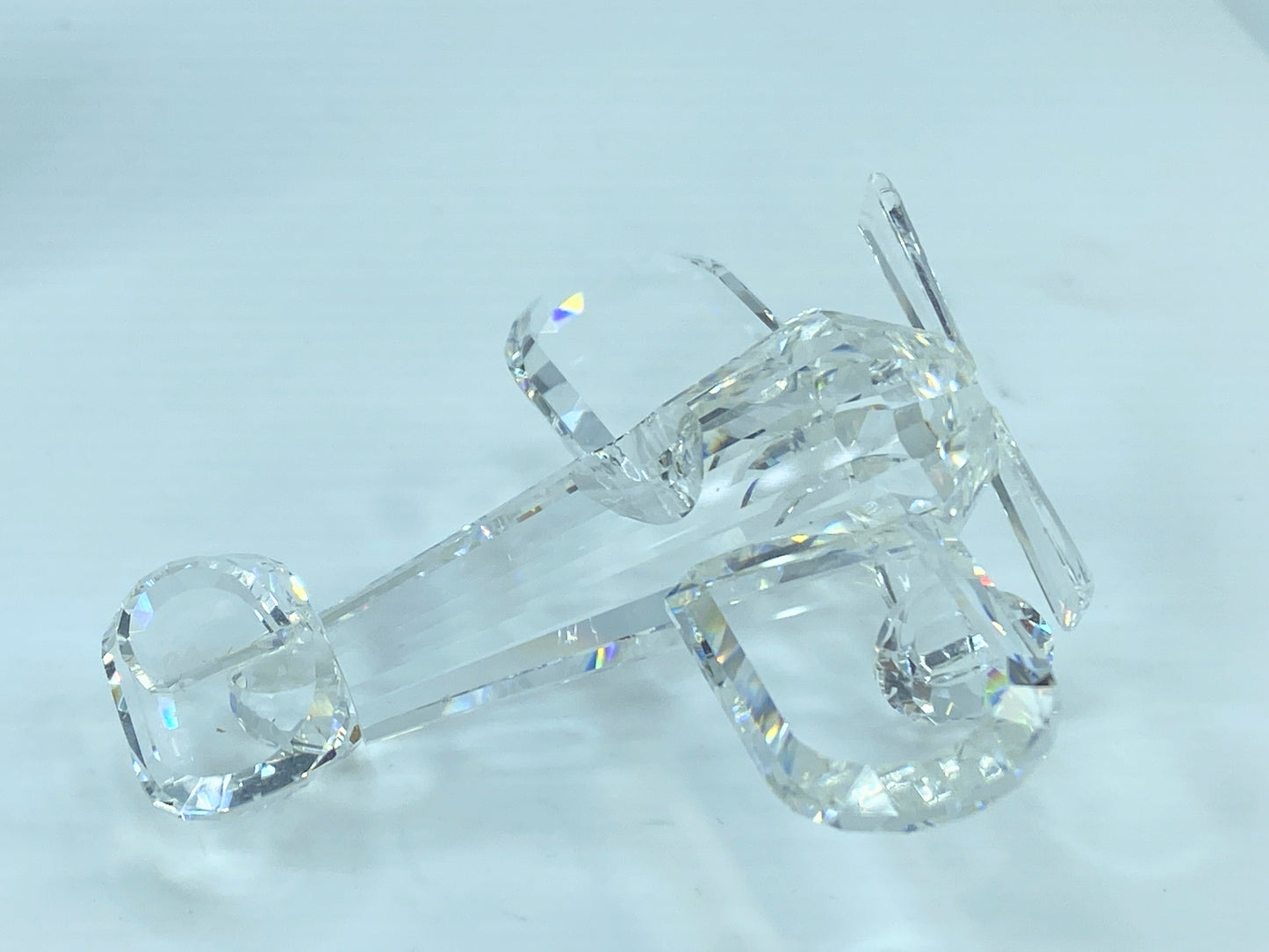 Swarovski Crystal Airplane, "When We Were Young" collection Mint Mirror COA S111