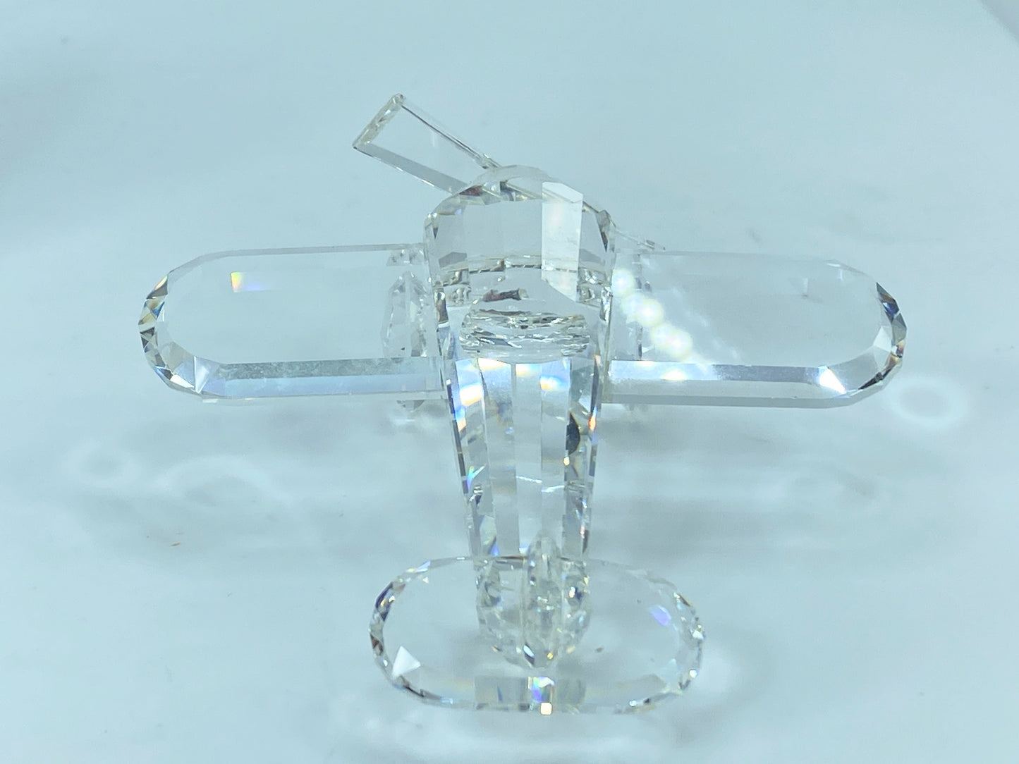Swarovski Crystal Airplane, "When We Were Young" collection Mint Mirror COA S111