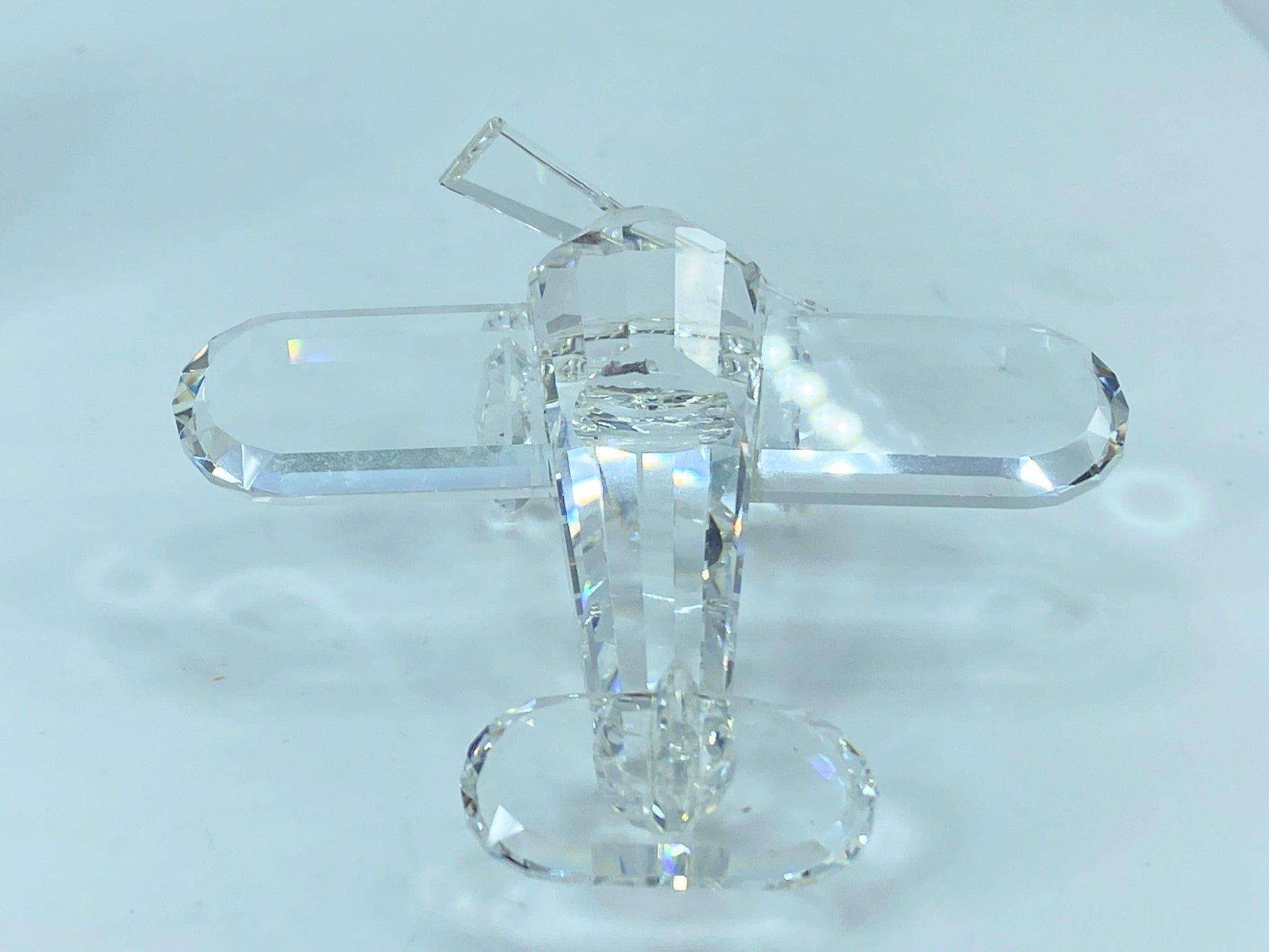 Swarovski Crystal Airplane, "When We Were Young" collection Mint Mirror COA S111