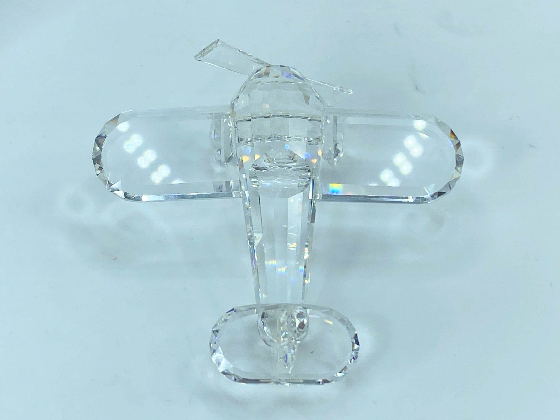 Swarovski Crystal Airplane, "When We Were Young" collection Mint Mirror COA S111