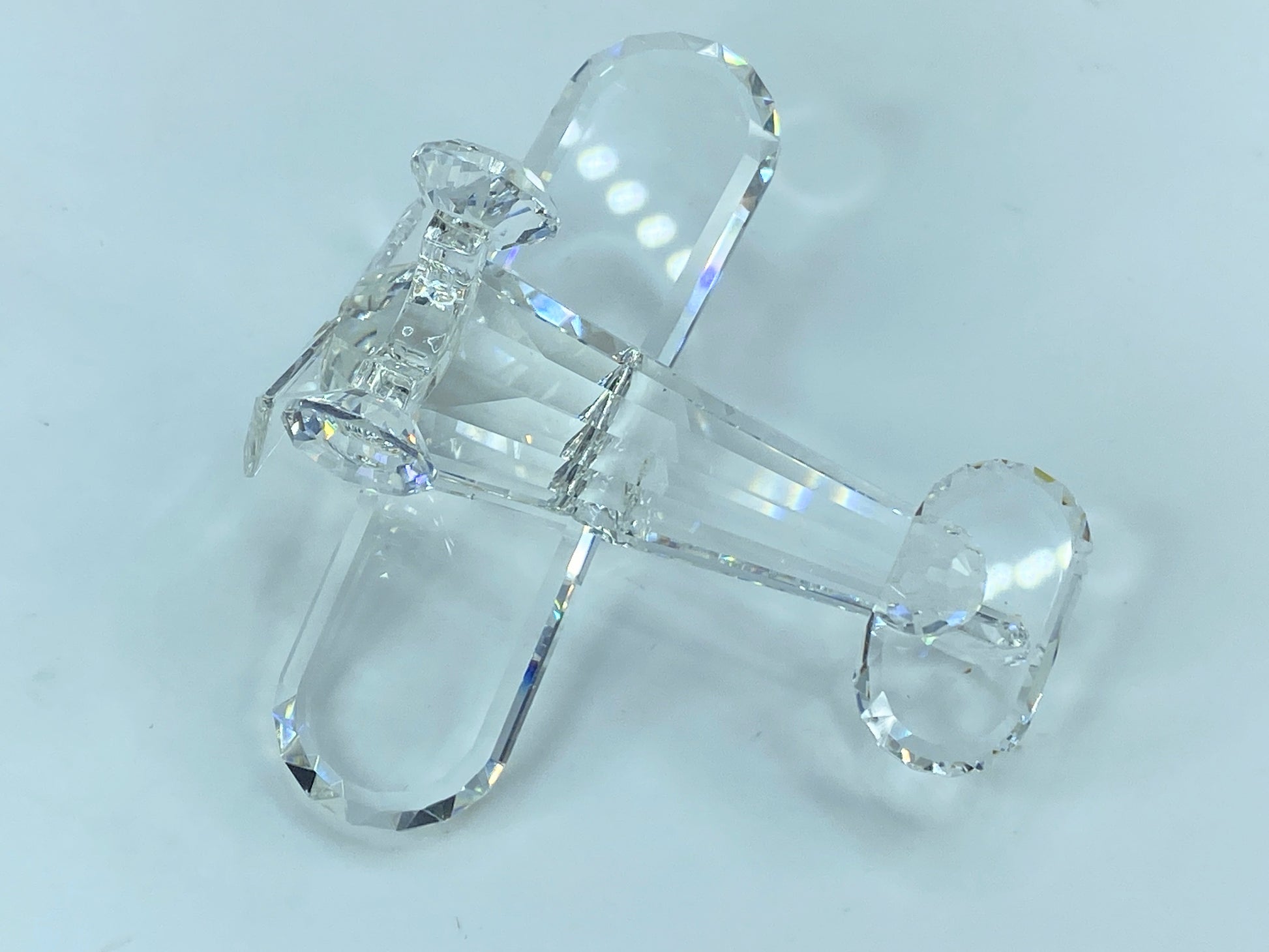 Swarovski Crystal Airplane, "When We Were Young" collection Mint Mirror COA S111
