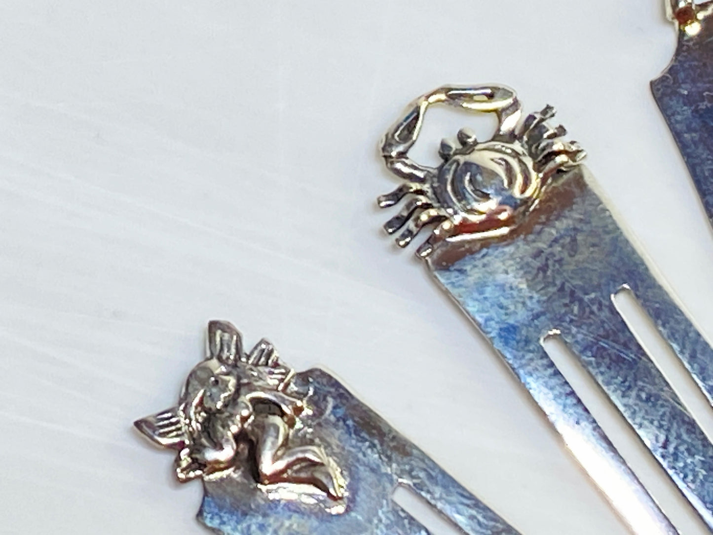 Sterling Silver Novelty Bookmark Animal & Charm Tops, sold individually SS177