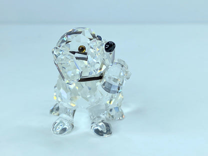 Swarovski Crystal St Bernard Puppy Mint COA Displayed Mirror S121