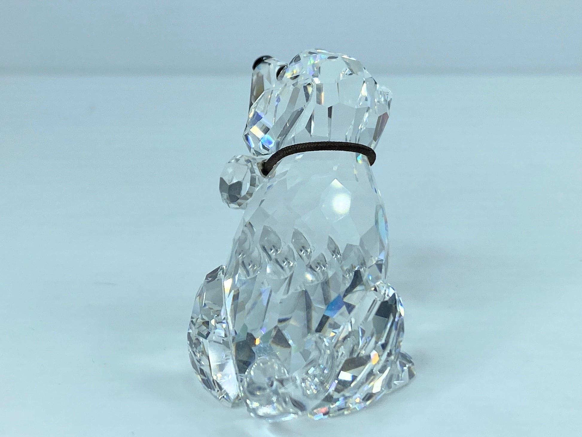Swarovski Crystal St Bernard Puppy Mint COA Displayed Mirror S121