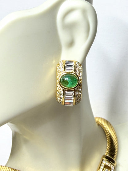 Vintage Christian Dior Necklace and Matching Earrings Set GS839