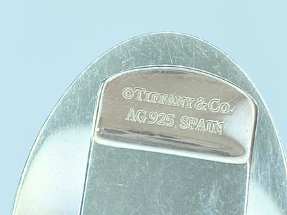 Tiffany & Co. oval Money clip engraved 17.9gm