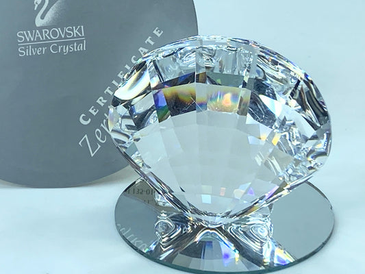 Swarovski SCS Eternity Scallop Shell 833506 COA displayed Mirror S117