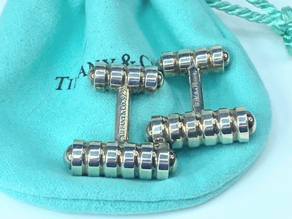 Tiffany & Co Silver Paloma Picasso Cufflinks Authentic JR8849