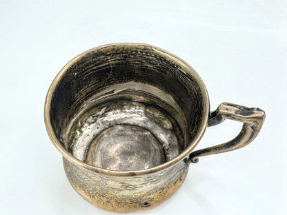 Vintage sterling silver engraved baby cup christening handled mug no. 807 SS470