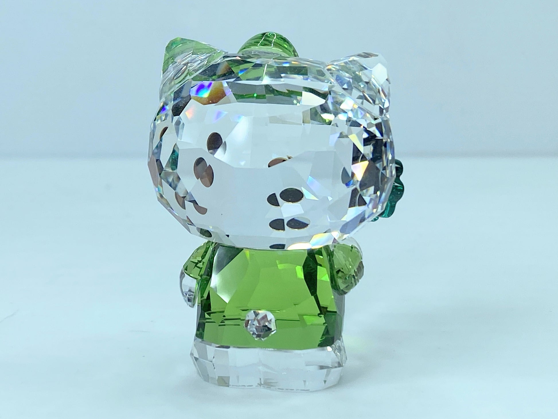 Swarovski Hello Kitty Lucky Charm Clover Crystal in box new COA Mirror S118