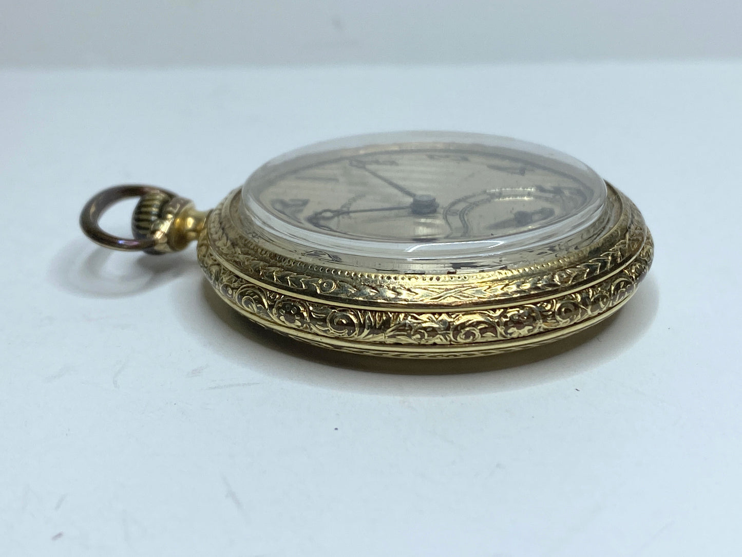 1926 Illinois Pocket Watch Open Face 12s 17 Jewels Gold Filled Running  SS169