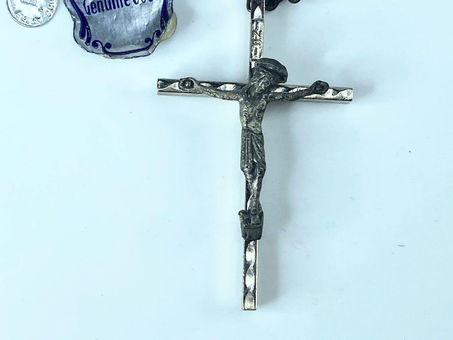 Italian Genuine COCO Rosary with leather Frano case JR8854