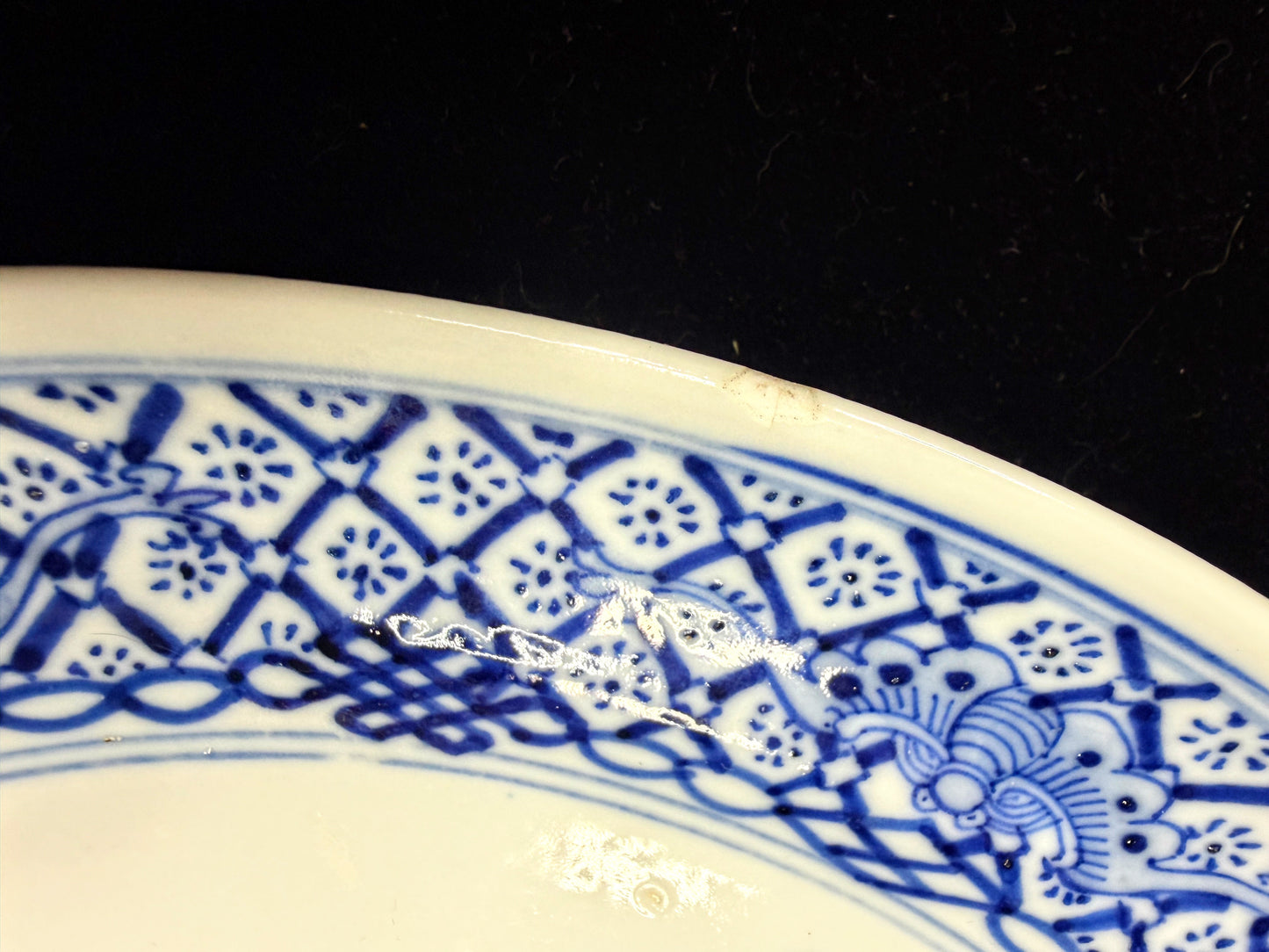 Chinese Blue White Porcelain Boys at Play Plate Early 20th C A1100