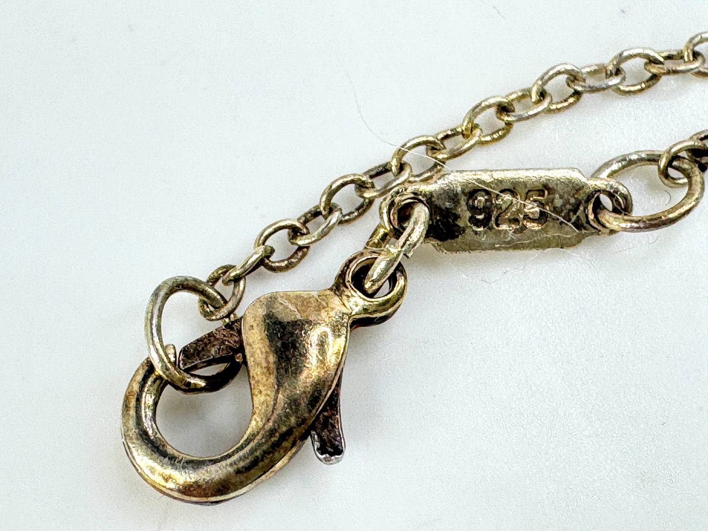 Vintage Tiffany & Co. Heart Key sterling silver extra large pendant necklace JR1908