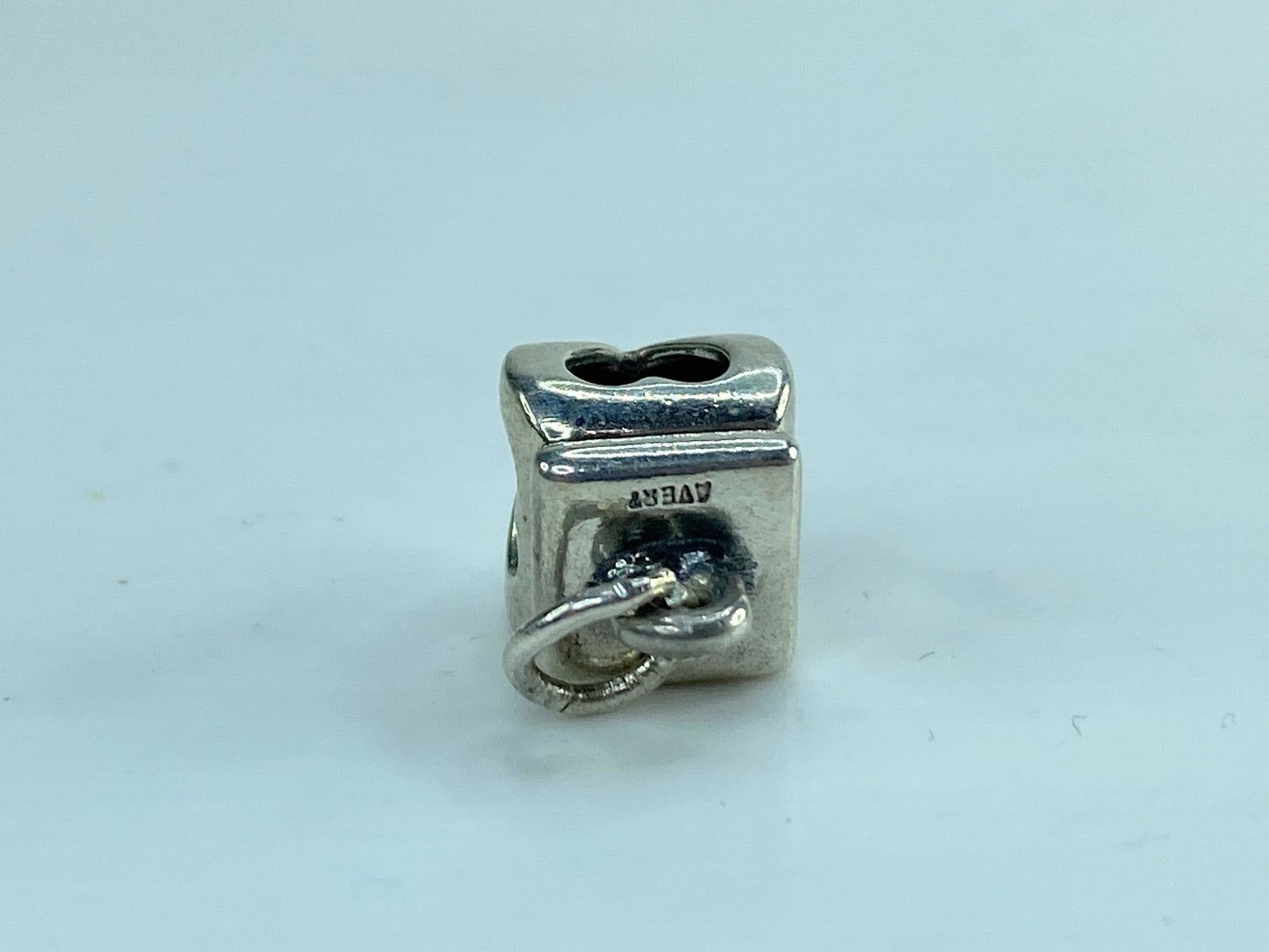 James Avery Finial Heart Charm /Pendant Retired Love Sweetheart Sterling JR591