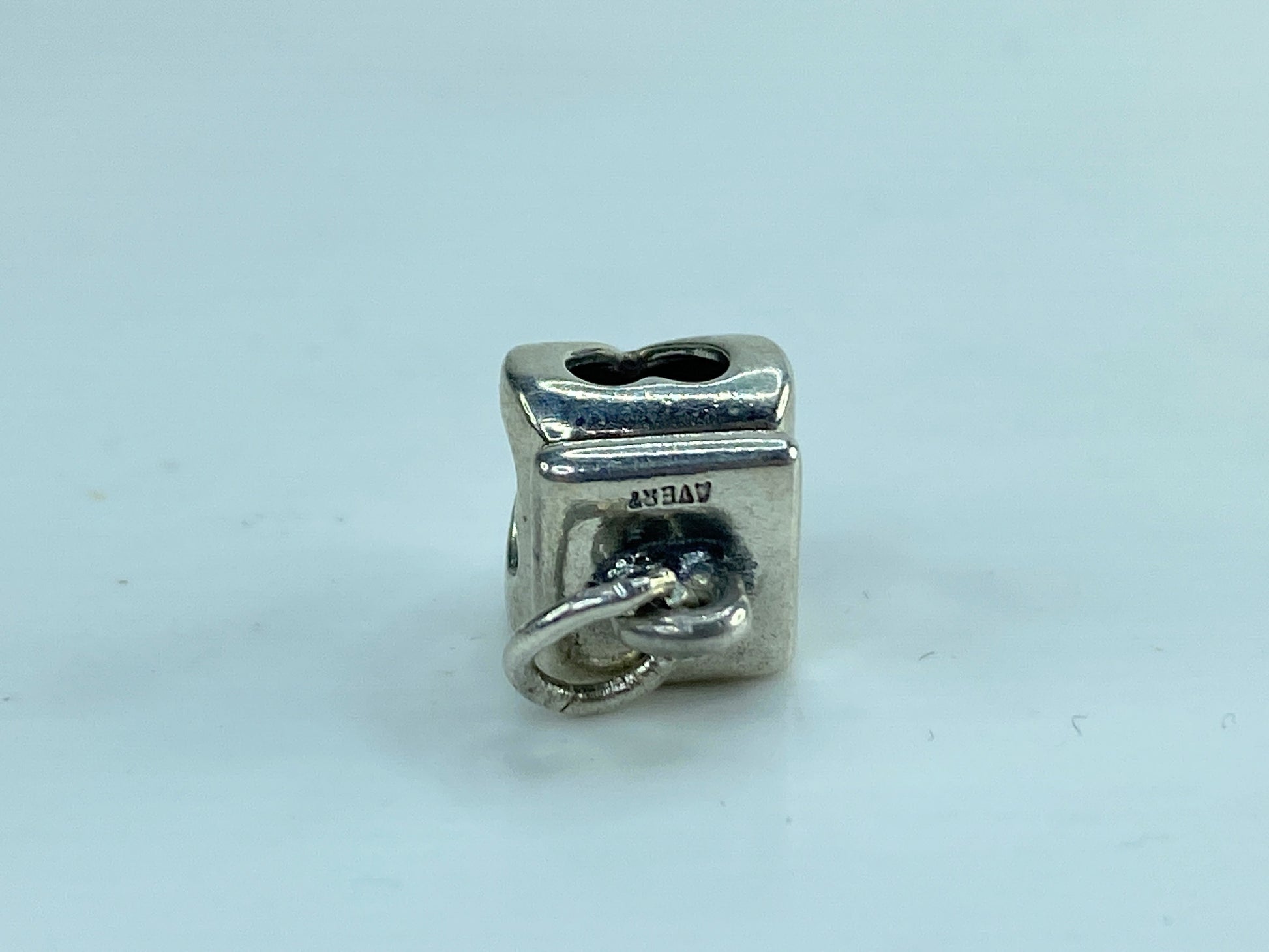 James Avery Finial Heart Charm /Pendant Retired Love Sweetheart Sterling JR591