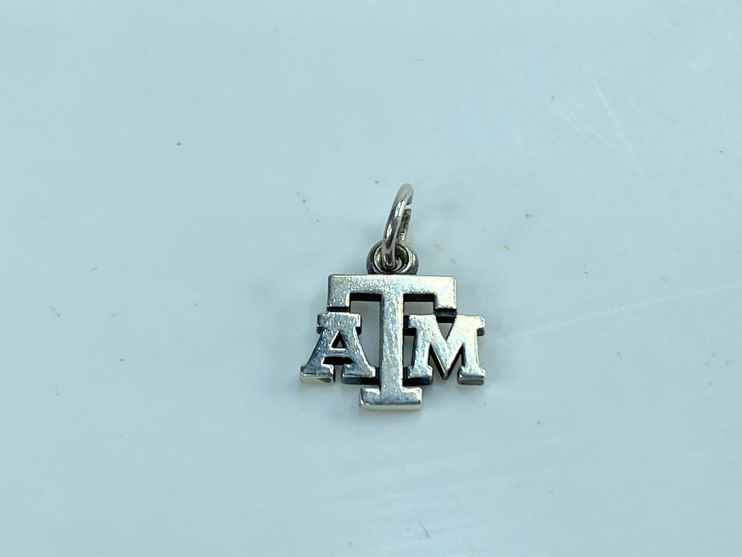 James Avery Sterling Silver Texas A&M University Aggies ATM Charm Pendant JR594