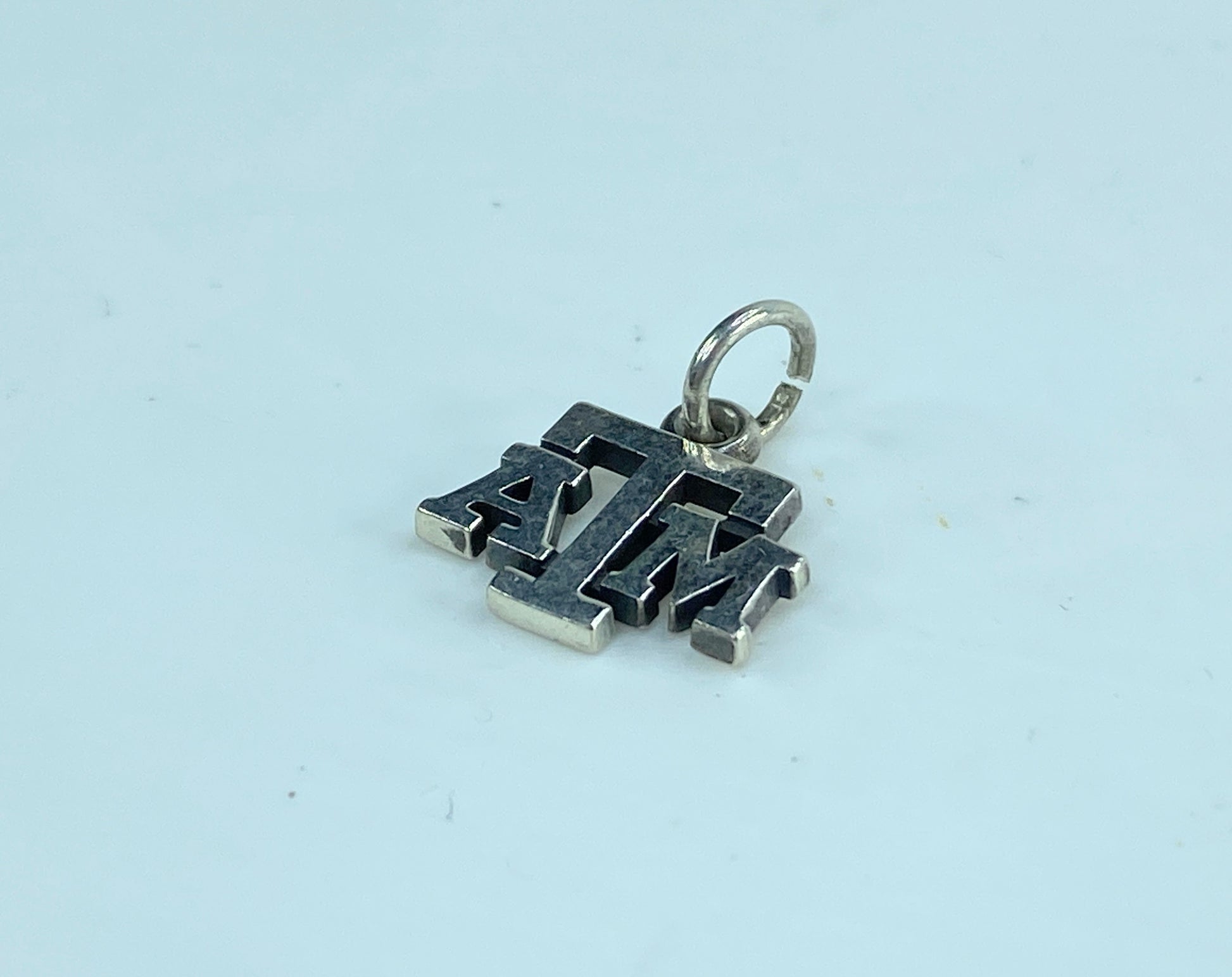 James Avery Sterling Silver Texas A&M University Aggies ATM Charm Pendant JR594
