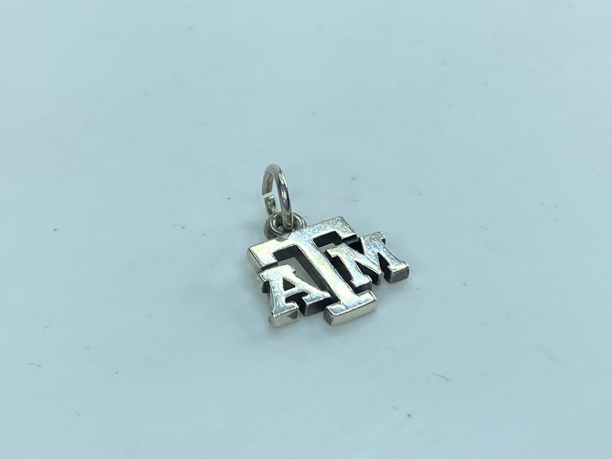 James Avery Sterling Silver Texas A&M University Aggies ATM Charm Pendant JR594