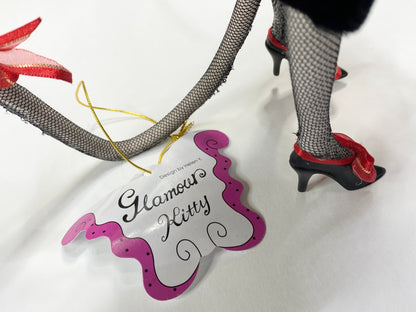 Glamour Kitty Elegant Cat Figurine New in Box Couture Art Display Piece XN66