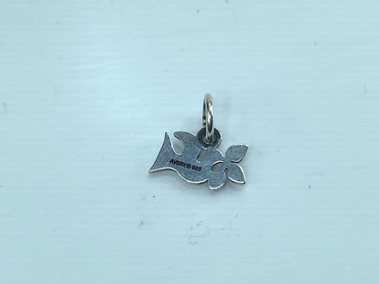 James Avery sterling silver La Paloma Charm with ring in box JR596