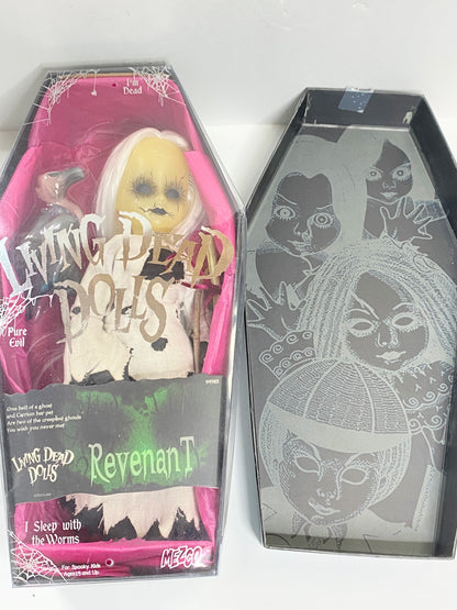 Living Dead Dolls Gothic Girl Figure w Coffin Box Complete Set Accessories XN67