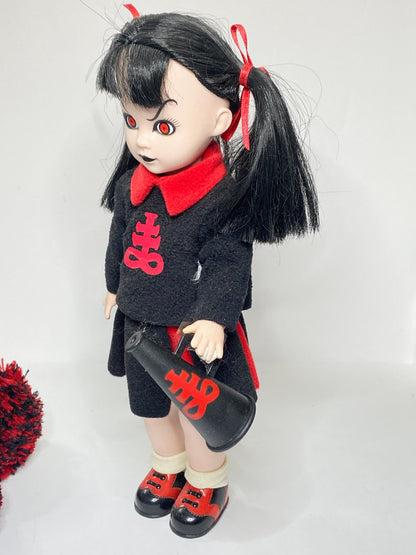 Living Dead Dolls Kitty Cheerleader Doll 2001 Mezco w Box Accessories NIB XN68
