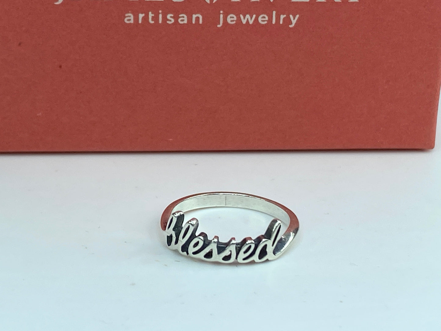"Blessed" ring sterling Silver from James Avery s8 JR599
